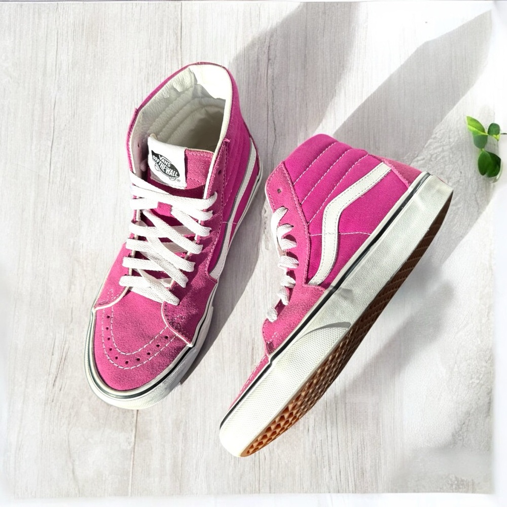 Vans Pink High-Top Sk8-Hi Sneakers